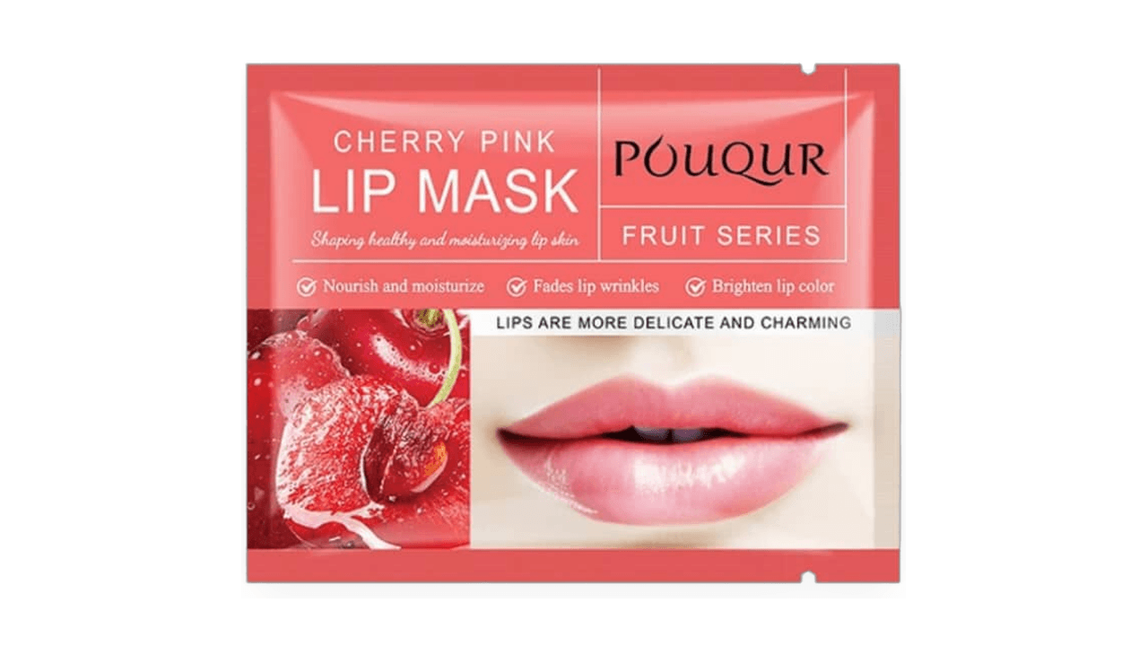 POUQUR Cherry Pink Lip Mask