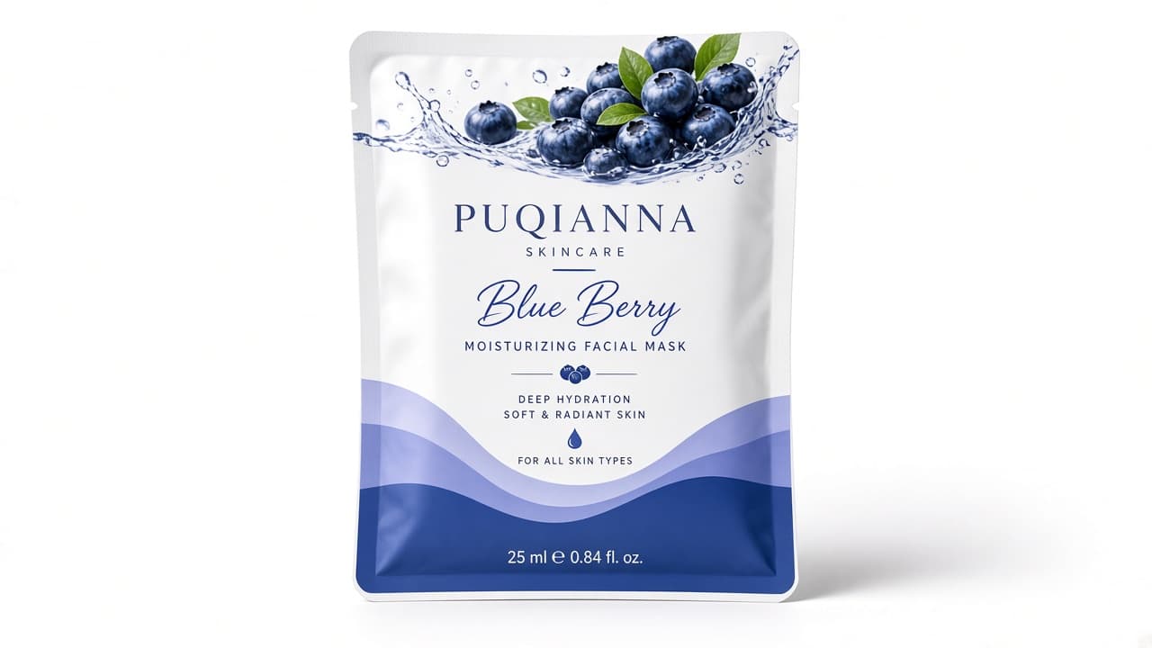 PUQIANNA Blueberry Facial Mask 25 ml
