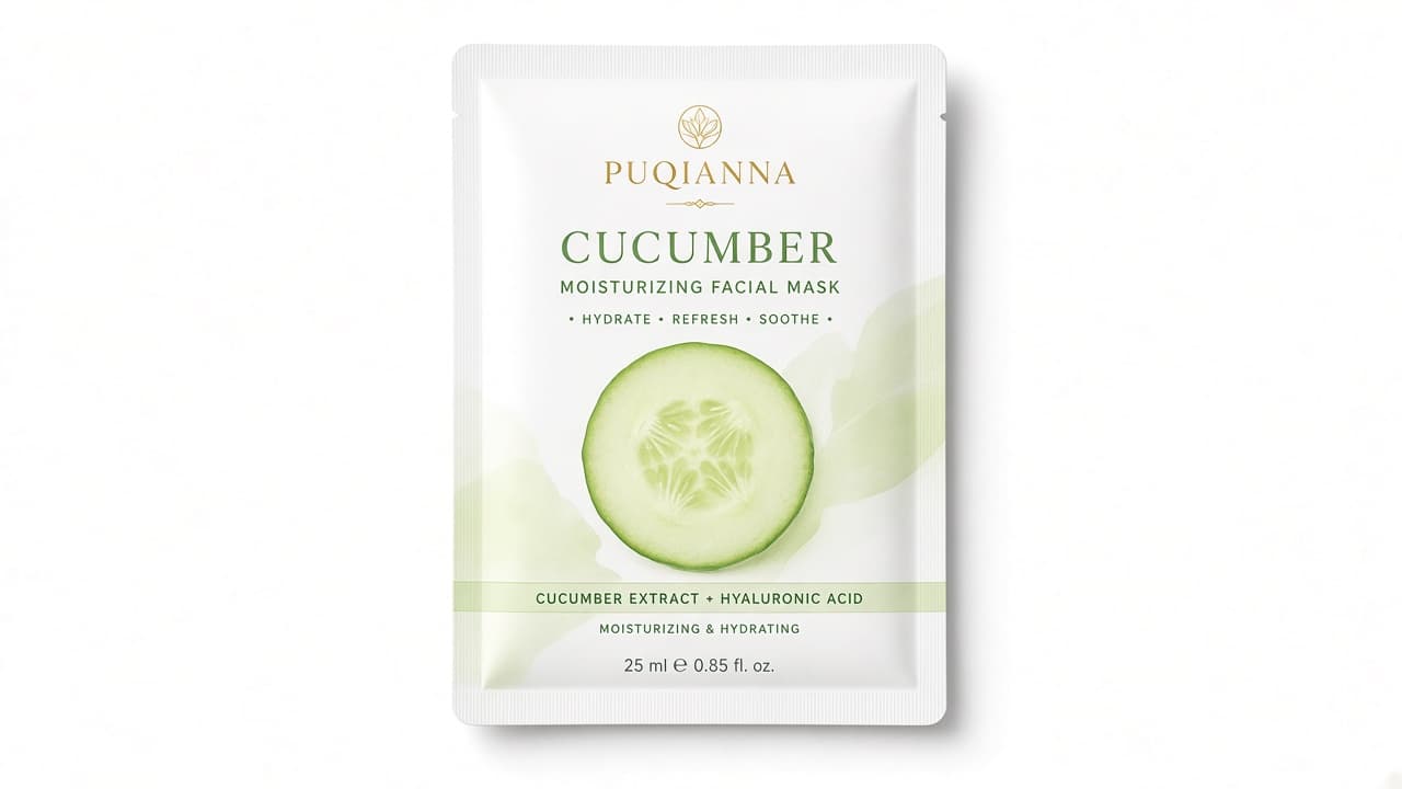 PUQIANNA Cucumber Facial Mask 25 ml