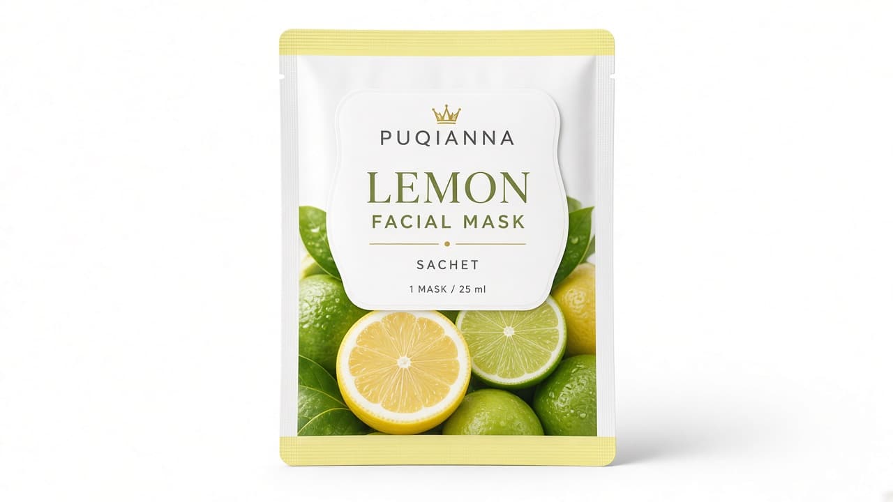 PUQIANNA Lemon Extract Facial Mask 25 ml