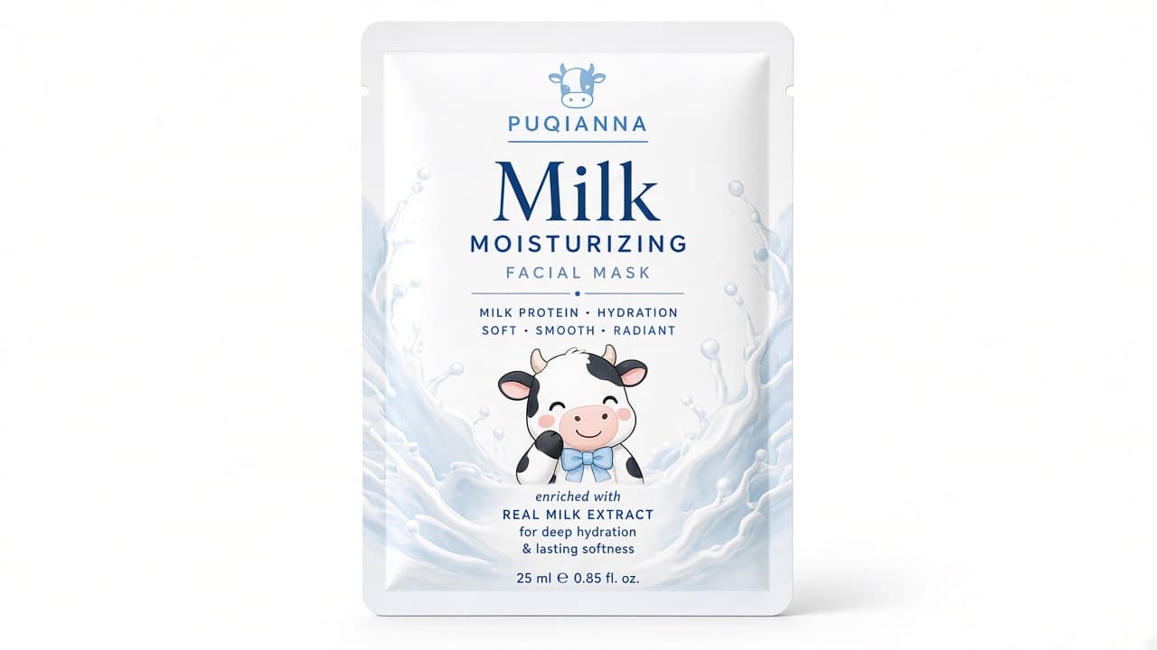 PUQIANNA Milk Moisturizing Facial Mask 25 ml