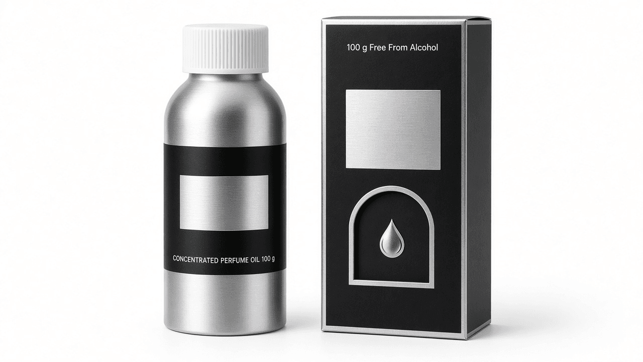 Silver Black Perfume Oil 100 g